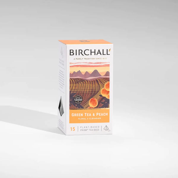 BIRCHALL / バーチャル グリーンティー&ピーチ 15ティーバッグ